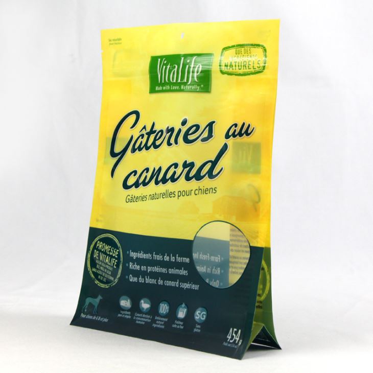 Hundemadaske med vindue