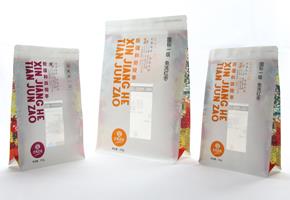 Side Gusset Flat Bottom Tasker til nødder Snacks