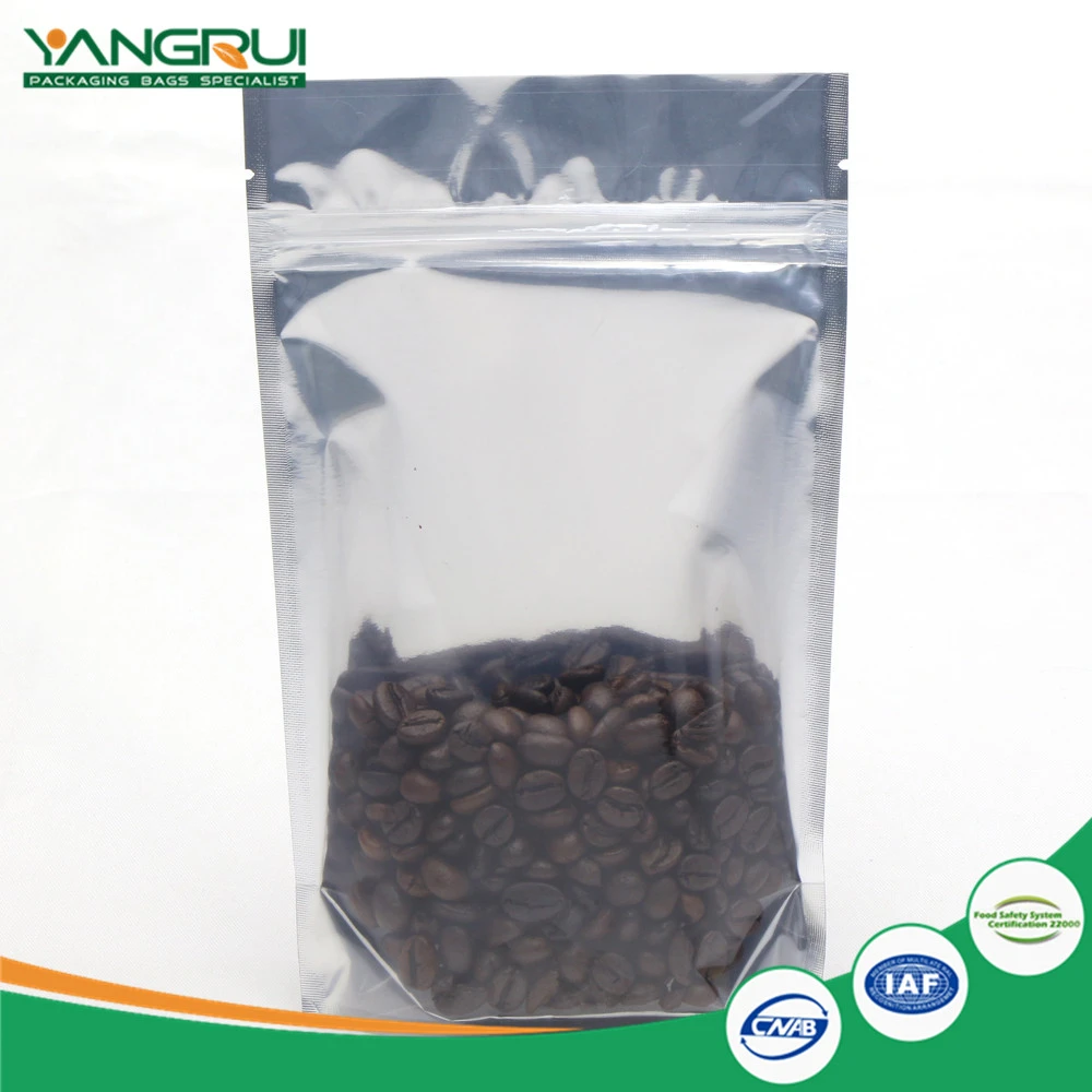 Gennemsigtig Aluminium Folie Stående Op Taske Transparent Aluminum Foil Standing Up Pouch