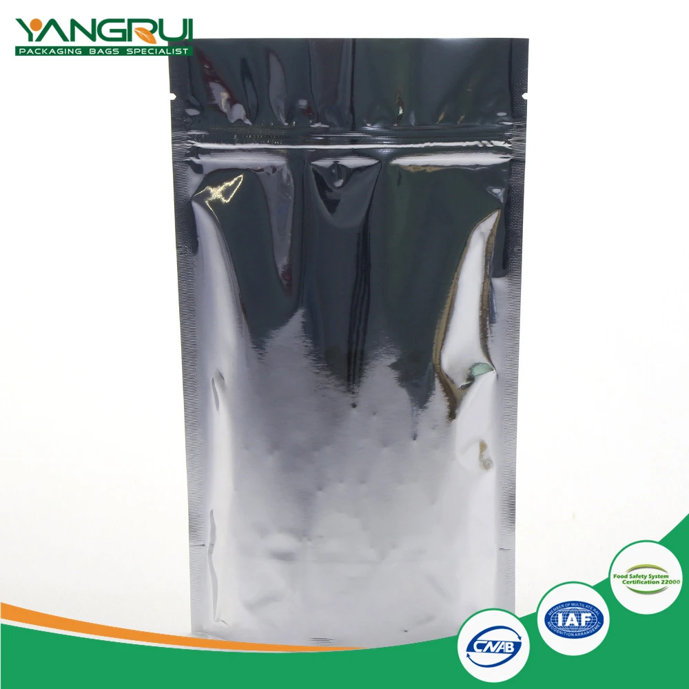 Gennemsigtig Aluminium Folie Stående Op Taske Transparent Aluminum Foil Standing Up Pouch