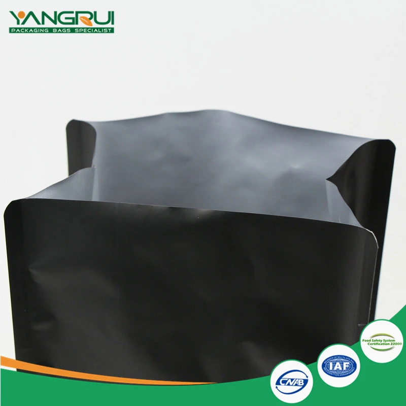Aluminium Folie Kaffe Bag Med Ventil 8 Side Forseglet Aluminium Foil Coffee Bag With Valve 8 Side Sealed
