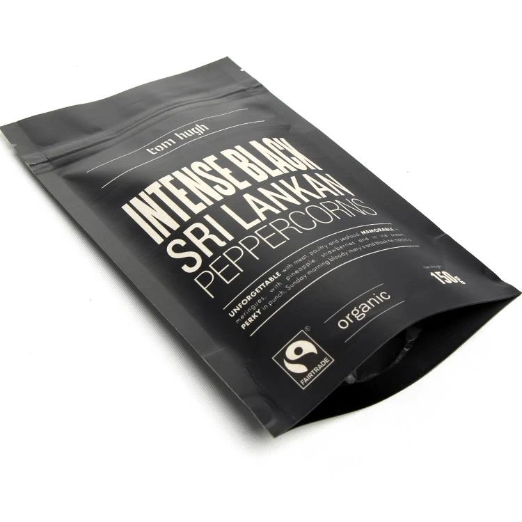 Kraft Paper+VMPET Standing Up Pouch With zipper