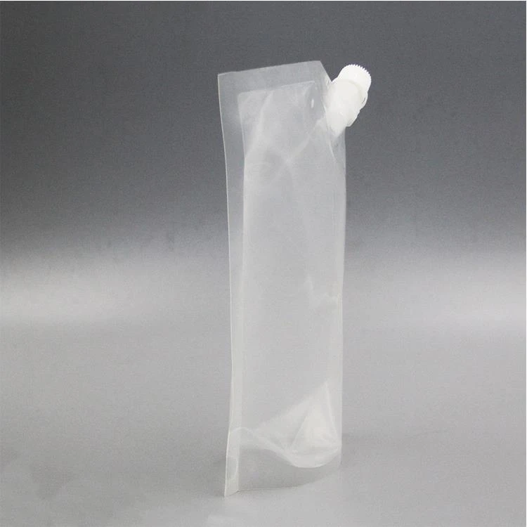 Clear Stand Up Spout-taske med lynlås Clear Stand Up Spout Pouch With Zipper
