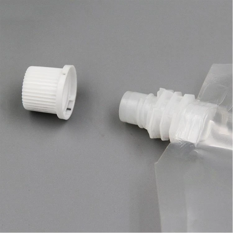 Clear Stand Up Spout-taske med lynlås Clear Stand Up Spout Pouch With Zipper