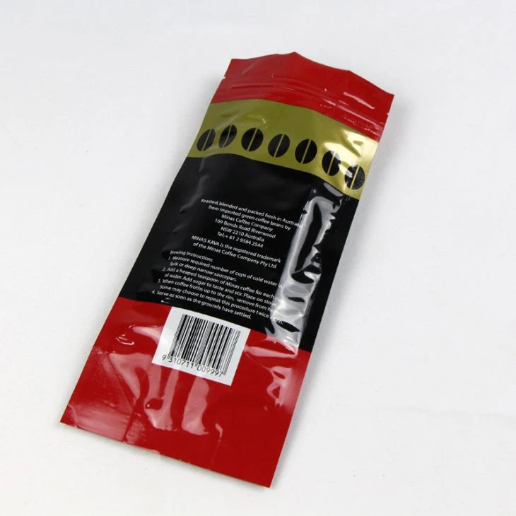 Aluminum Foil zipper coffee packaging pouch