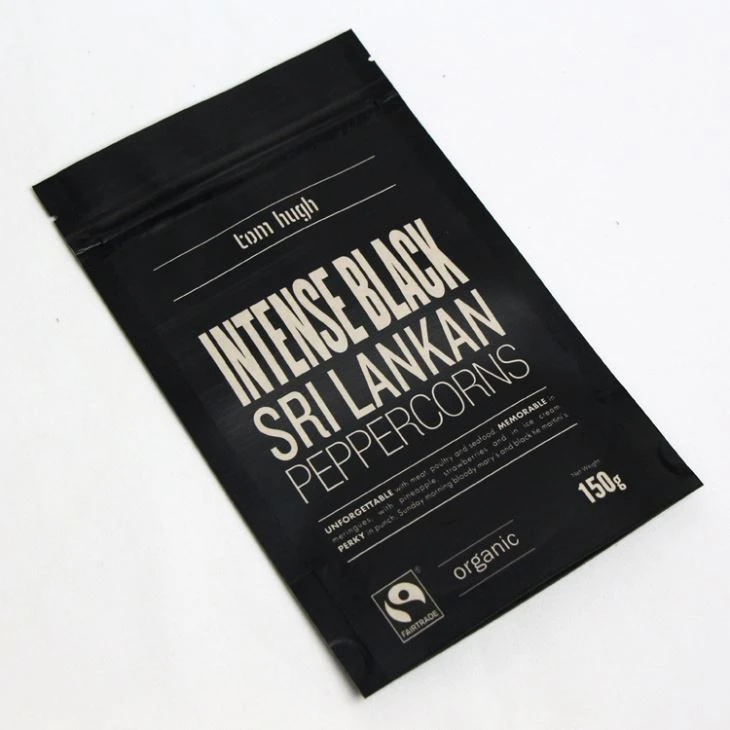 Kraft Paper+VMPET Standing Up Pouch With zipper