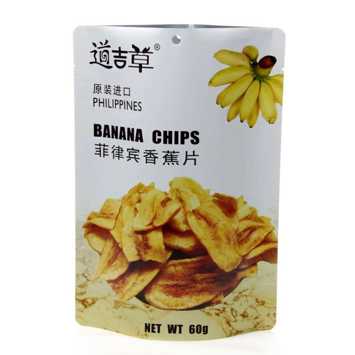 Stand Up Aluminium Folie Emballage Bag Til Banan Chips