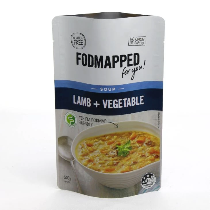 Stå op aluminiumfolie emballage taske til mad
