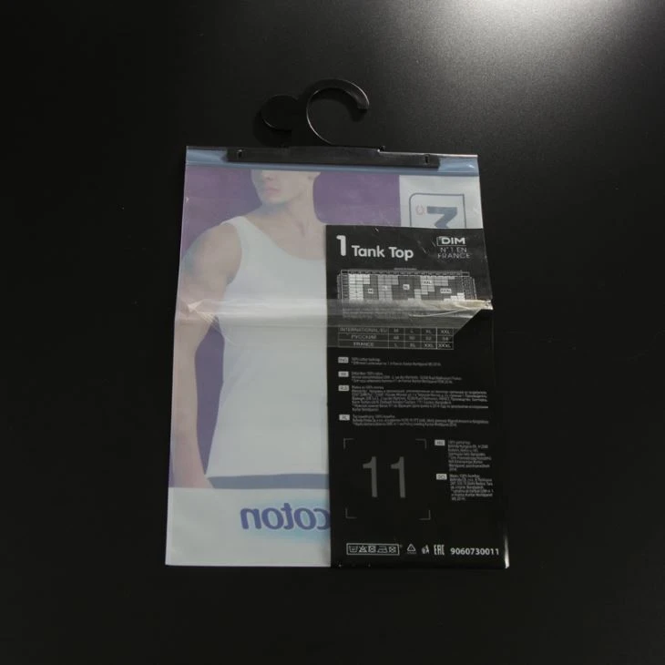 transparent garment opp bag