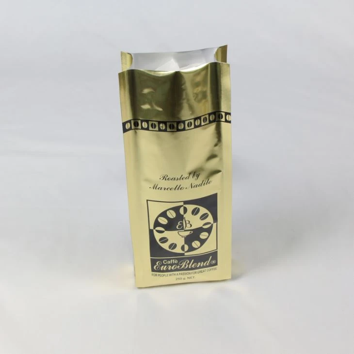 250g tre forsegling brugerdefineret udskrivning aluminium folie kaffe taske