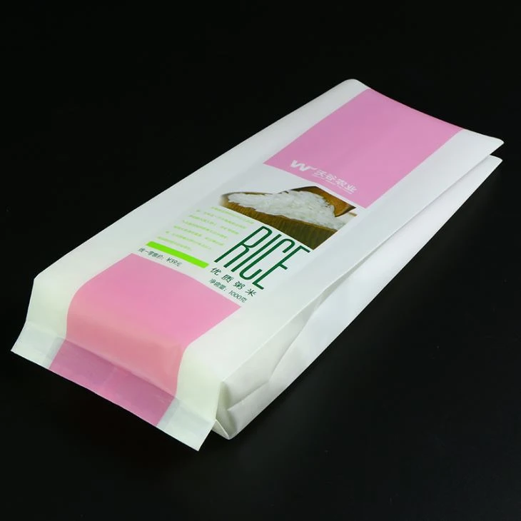 Side Guesset Vacuum Rice Plastic Packaging Bag