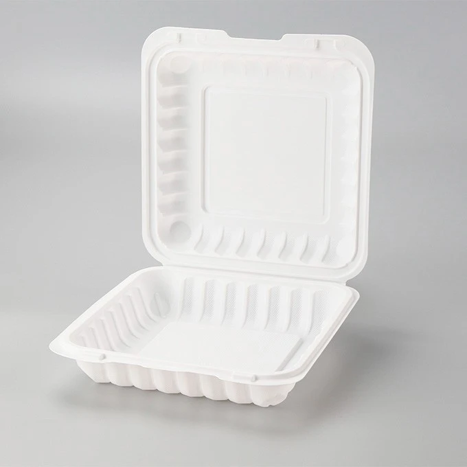 Clamshell 9x9 tommer MFPP To Go Container