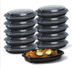 Madbeholder af Take-away Oval Holdbar Lækagesikker