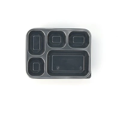 400 Pack Black Base Meal Prep Container