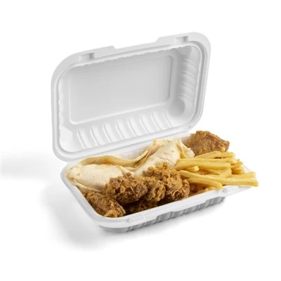 850ml engangs biologisk nedbrydelig Bento-boks
