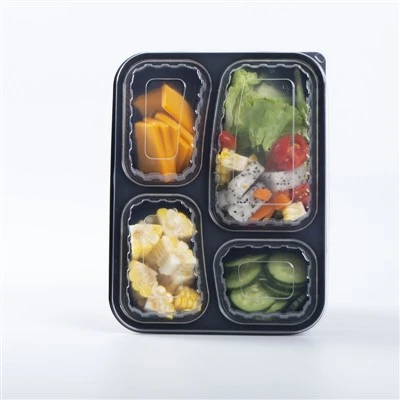 Bento-engangsæsker med låg