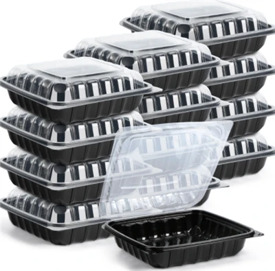 Plastic To Go Food Container 3 rum