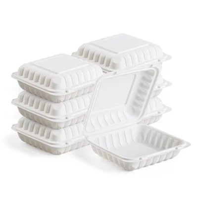 Runde madpakkebeholdere i plast