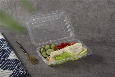 Gennemsigtig Clamshell Take Out Box