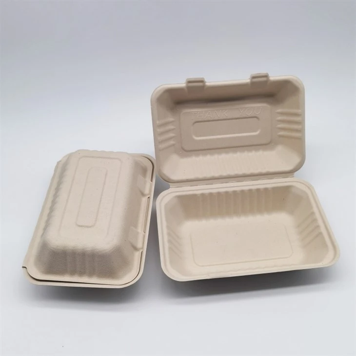 Sukkerrør Bagasse Bamboo Pulp Food Container