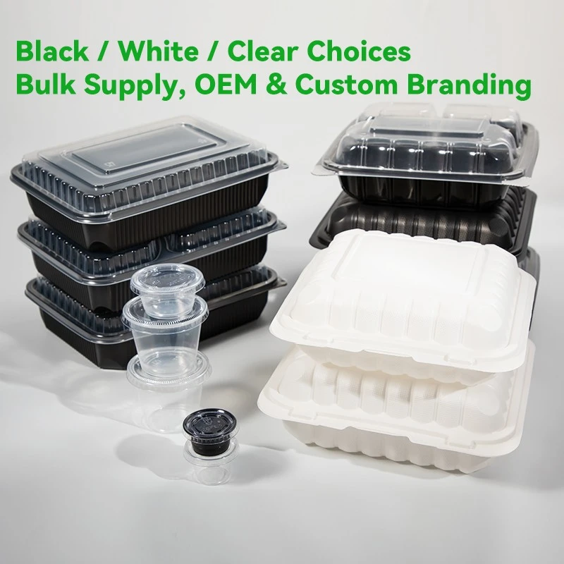 Black Plastic Takeout Containers factory