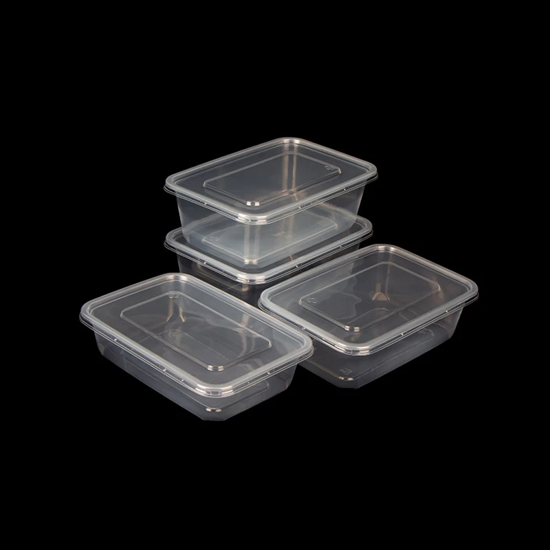 Klar plastik to go-beholdere