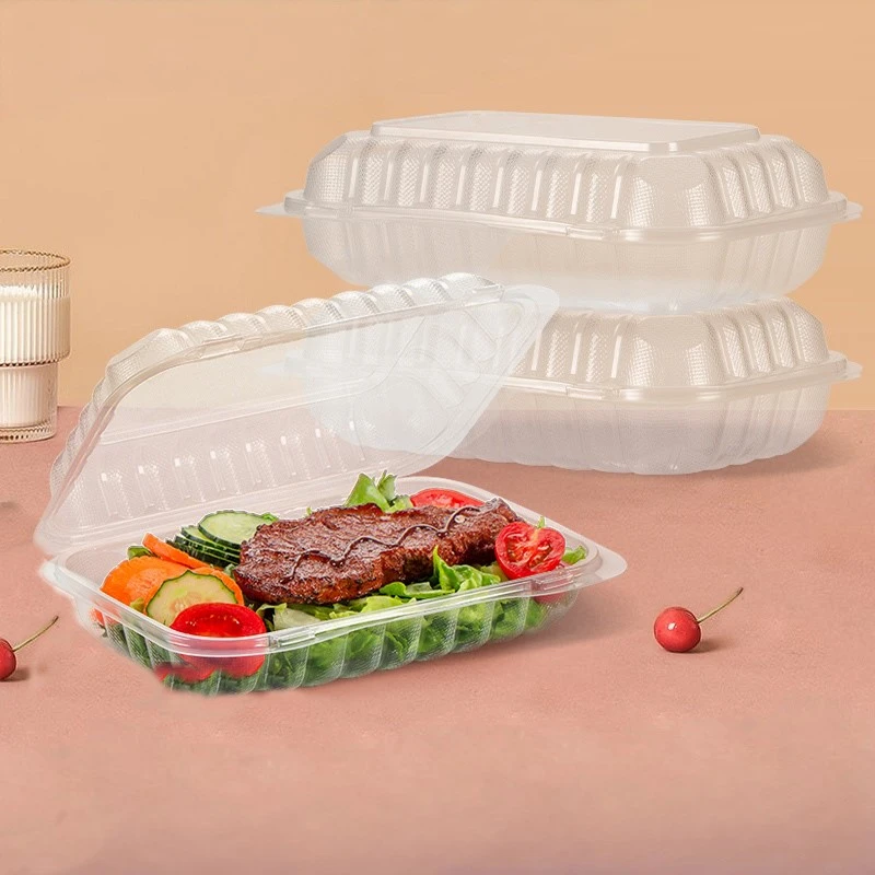 clear food togo boxes