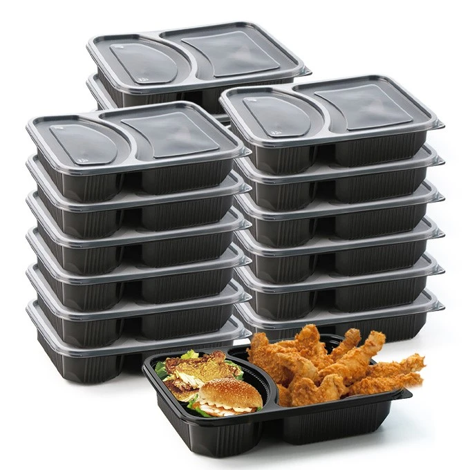meal prep black containers