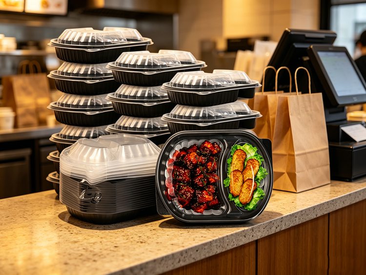 2 Comaprtments Meal Prep Container 2 Comaprtments Meal Prep Container
