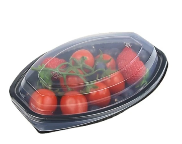 Oval PP To Go Container 02200 12oz PP oval to go container
