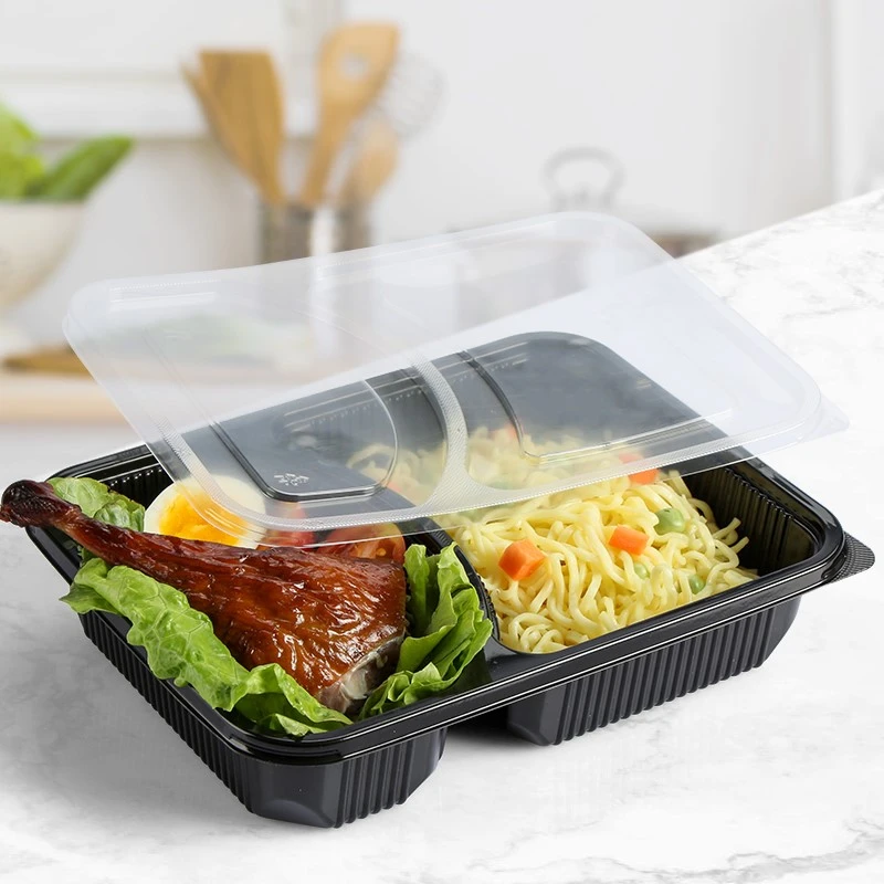 meal prep black containers