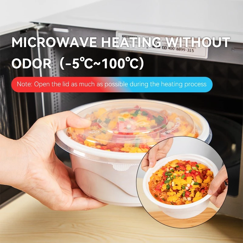 Round Plastic Food Containers With Lids factory