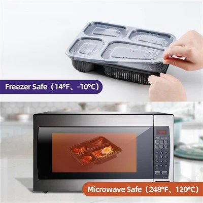 4-compartment To-go Containers